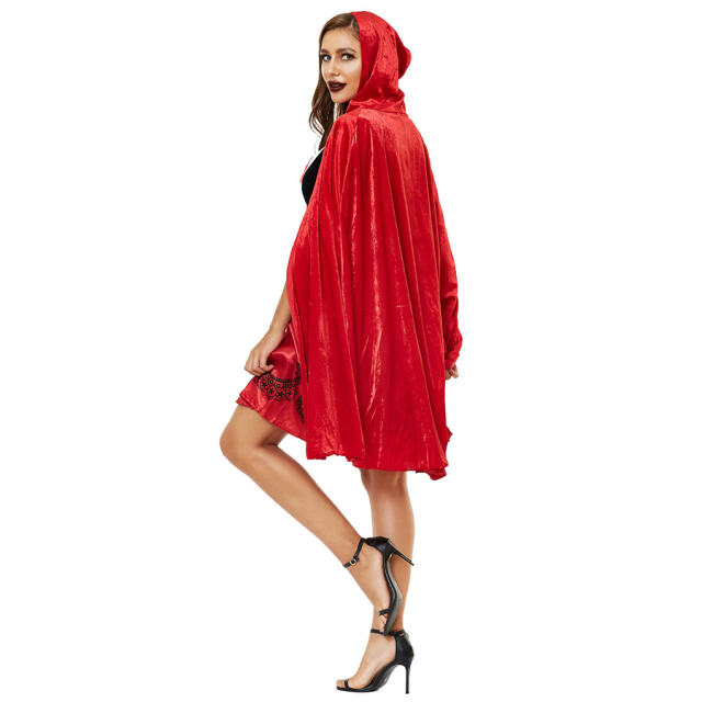 Halloween Little Red Riding Hood Costume for Women PQMR9013