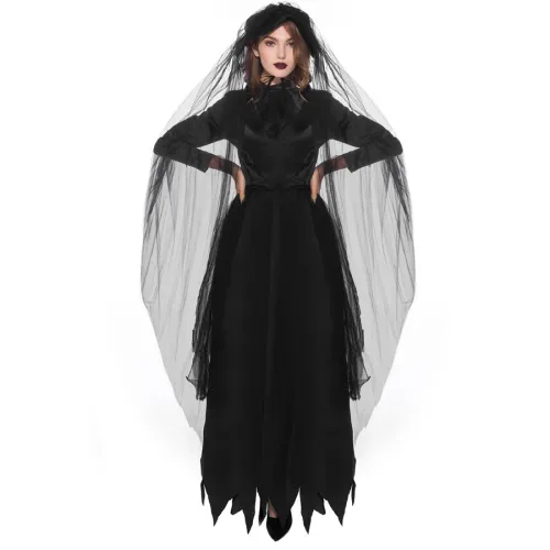 Halloween Vampire Costumes Corpse Bride Fancy Dress PQMR19032