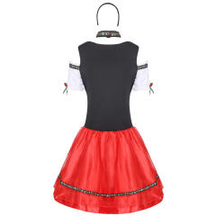 Carnival Beer Girl Uniform Mardi Gras Bavarian Dress for Women PQMR8032
