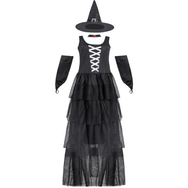 Carnival Witch Fancy Dresses Cosplay Theme Costume PQMR3357