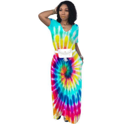 African Printed Retro Streetwear Plus Size XXL Fashion Maxi Dresses PQQM3725