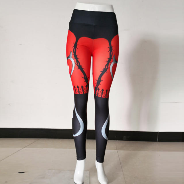 Halloween Body Mechanics Clothing Female Gym Pants PQHY17