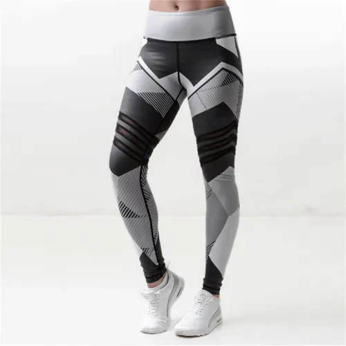 Women Yoga Outfits High Waist Print Active Wear PQHY44E