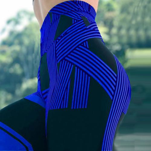 High Waist Sport Wear Sexy Fitness Pants Print Jogging Clothing PQHY505C