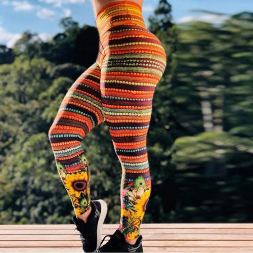 3D Print Exercise Wear Bubble Butt Running Leggings PQHYDZ31