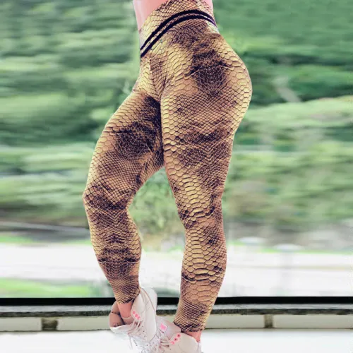 Python Pring Fitness Clothing Bubble Butts Gym Activewear PQHYDZ05