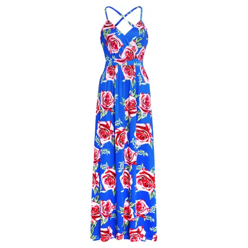 Women Beach Break Clothes Summer Floor-Length Streetwear PQ22020F