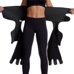 Women Skinny Sport Waist Belt Sweat Juicy Yoga Sets PQML001B