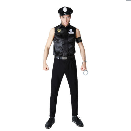 Women Halloween Carnival Cops Outfits Night Club Cosplay Police Costume PQPS1308A
