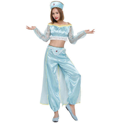 Sexy Middle Eastern Arab Girl Fancy Dress American Movie Anime Uniform PQPS9248