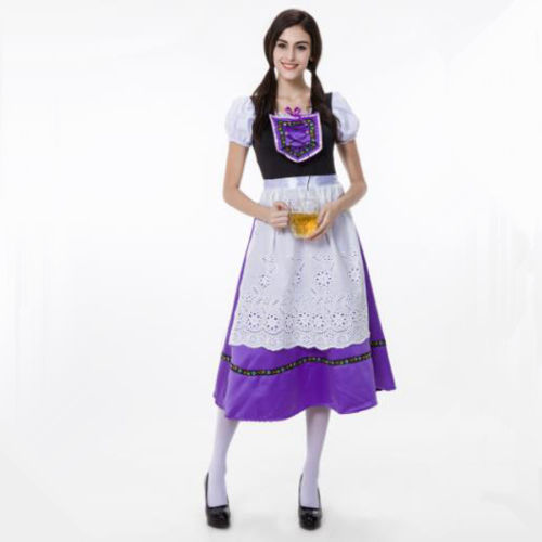 Sexy Housekeeper Uniform German Bavarian Beer Girl Cosplay Costume PQPS15068
