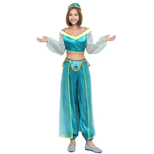 Sexy Middle Eastern Arab Girl Fancy Dress American Movie Anime Uniform PQPS9248