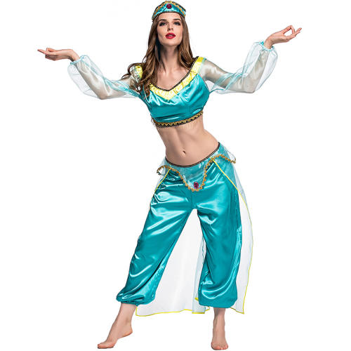 Aladdin and the Magic Lamp COS Clothing Arabic Cosplay Costume PQPS9254