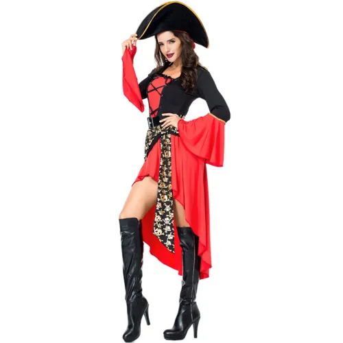 Halloween Cosplay Pirate Costume for Women PQPS72866