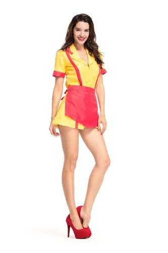 American Television Series 2 Broke Girls Role Cosplay Costume PQPS2118