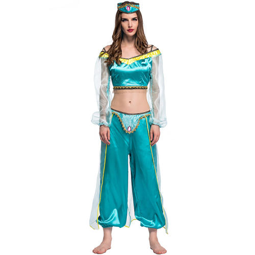 Aladdin and the Magic Lamp COS Clothing Arabic Cosplay Costume PQPS9254