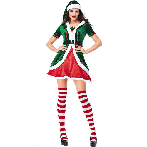 Xmas His-and-hers Clothes Santa Claus Party Cosplay Costume PQPS1186