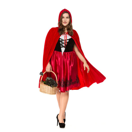 Plus Size Halloween Costumes Little Red Riding Hood Costume PQPS9013