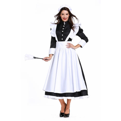 Carnival German Maid Cosplay Fancy Dress England Female Cook Costume PQPS71628