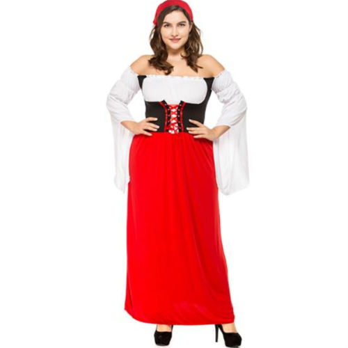 German Long Beer Festival Dress Fat Adult Female Beer Clothing PQPS15091