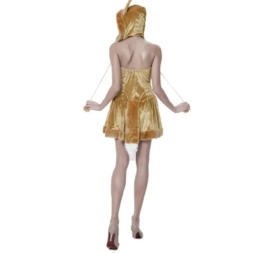 Christmas Fox Costume Sexy Carnival Outfits Animal Cosplay Uniform PQPS6836