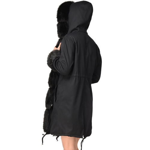 Faux Fur Winter Jacket Women Parker Hannifin Fashion Female Parka PQ19D005