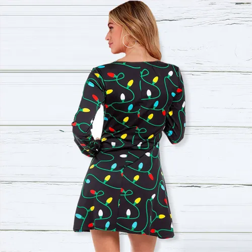 Christmas Fashion Dress for Women Winter Casual Dress PQRYG22925G