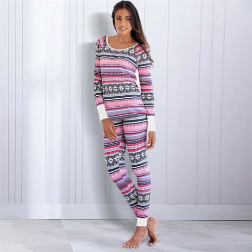 Autumn Home Wear for Women Printed Loungewear PQLQ054C
