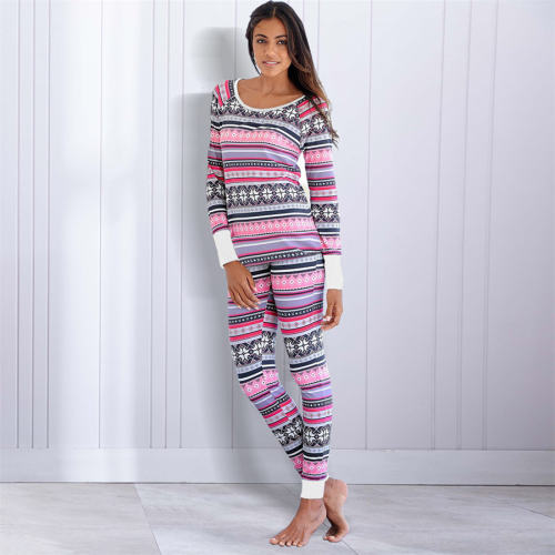Autumn Home Wear for Women Printed Loungewear PQLQ054C