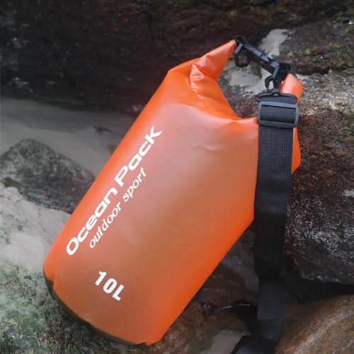 Travel Waterproof Bag Camping Packs Translucent Beach Storage PQPVC001D