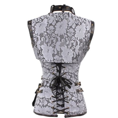 Women Gothic Corzzet Steampunk Luxury Medieval Punk Corset PQT8422C