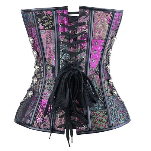 Overbust Corsets Steampunk Corselet Gothic Clothing Classic Waist Trainer PQT8438