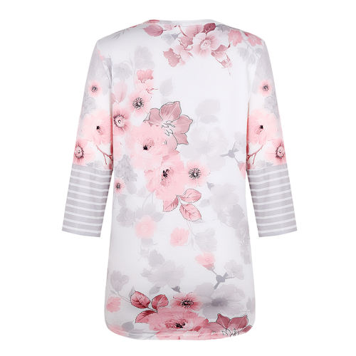 Autumn Cardigan For Women Winter Printed Shirt Casual Tops PQOM9132A