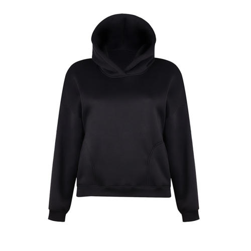Solid Color Women Hoodies Long Sleeve Autumn Sweaters PQOM9055A