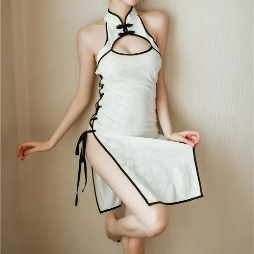 Sexy Chinese Cheongsam Costume for Women Night Club Wear PQAR5186