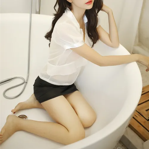 Sexy Secretary Uniform For Women Night Club Wear PQAR5046