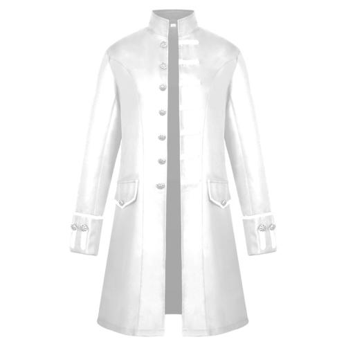 Medieval Retro Clothing Solid Color Men's Retro Coats PQMY002F