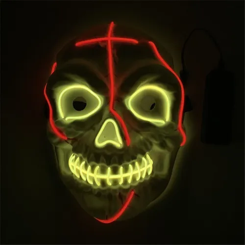 Purge Style Masks Election Mascara Costume Props LED Glowing Masks
