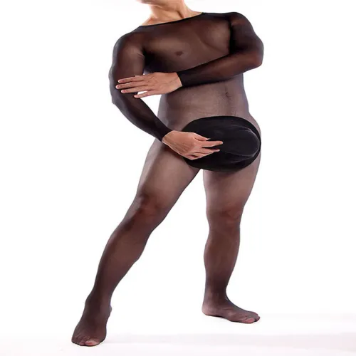 Male Sexy Bodystockings Men Sheer Fetish Wear PQWW001A