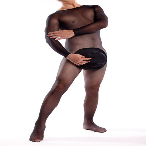 Male Sexy Bodystockings Men Sheer Fetish Wear PQWW001A