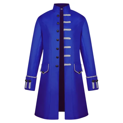 Solid Color Fashion Steampunk Theme Costume Medieval Clothing PQMY002D