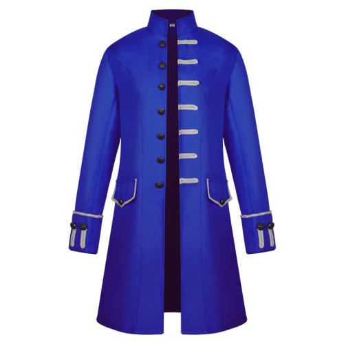 Solid Color Fashion Steampunk Theme Costume Medieval Clothing PQMY002D