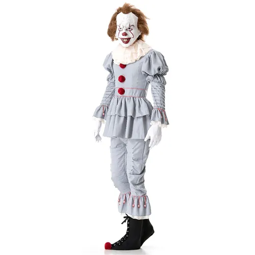 Stephen King's It Costume Halloween Theme Penny Wise COS Uniform PQMY007