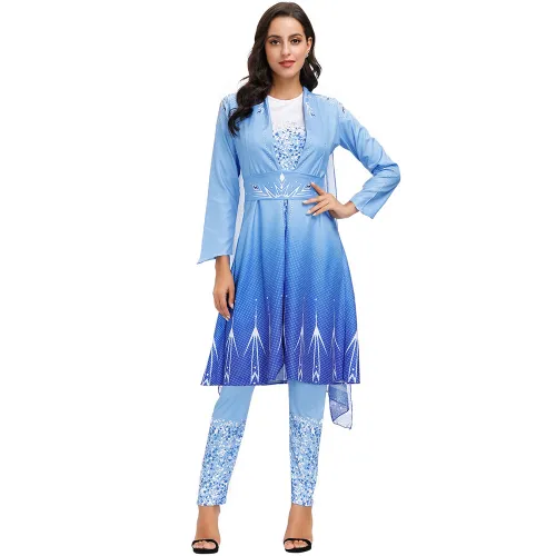 Halloween Uniform For Adult Female long-sleeved Princess Cosplay Costume PQMR45