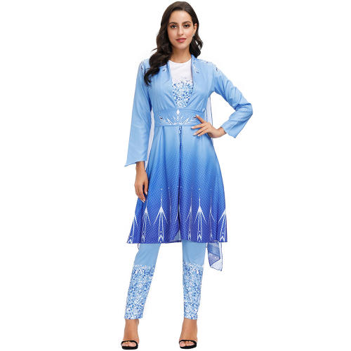 Halloween Uniform For Adult Female long-sleeved Princess Cosplay Costume PQMR45
