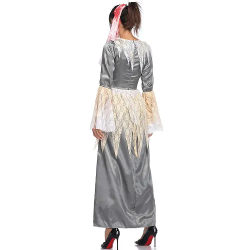 Vampire Ghost Bride Dress Ghost Festival Masquerade Costume PQMR1957