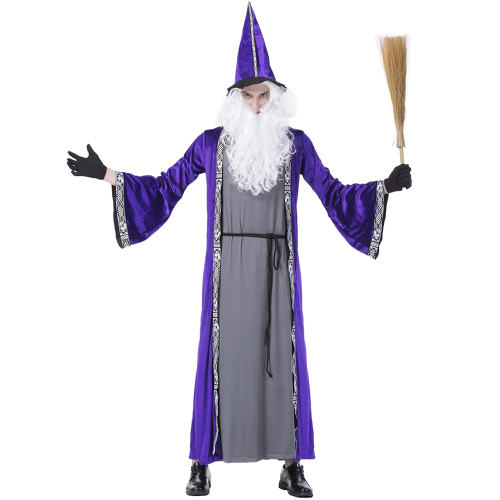 Magician Costumes Wizard Uniform Fortuneteller Prophet Outfits PQMR1837