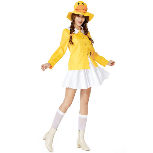 Anchor Little Yellow Duck Suit Host Chao Meng Little Yellow Duck Cos Costume PQMR2060