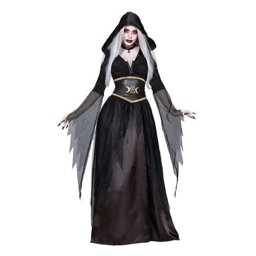 Halloween Egypt Queen Fancy Dress Castle Witch Stage Costume PQZML9083