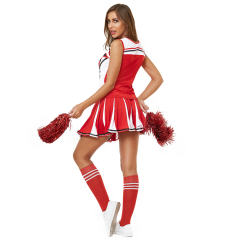 Sexy Babe Cheerleader Costume For Women School Girl Uniform PQMR30025
